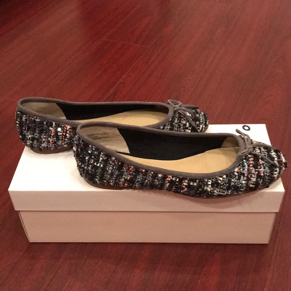 BP Tweed Slip On Flats 6.5M - Picture 3 of 8